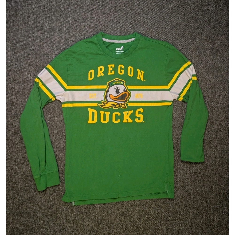 Oregon Ducks Womens XL Baseball Style Shirt Long Sleeve Gen 2 Sports Brand Tee
